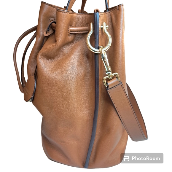 Cole Haan G Series Leather Brown Detachable Shoulder/ Handbag - Picture 6 of 16